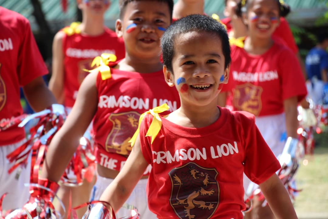 Nothing beats a loud ‘Rah! Rah! Rah! Sis! Boom! Bah!’ especially with these big smiles from the SOS children who were presenting their team cheer.